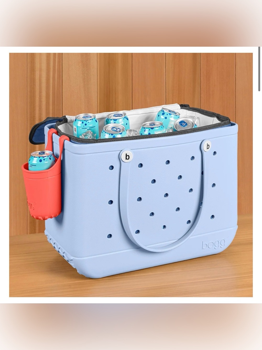 Bogg Bag Light Blue Tote Cooler Combo NWT